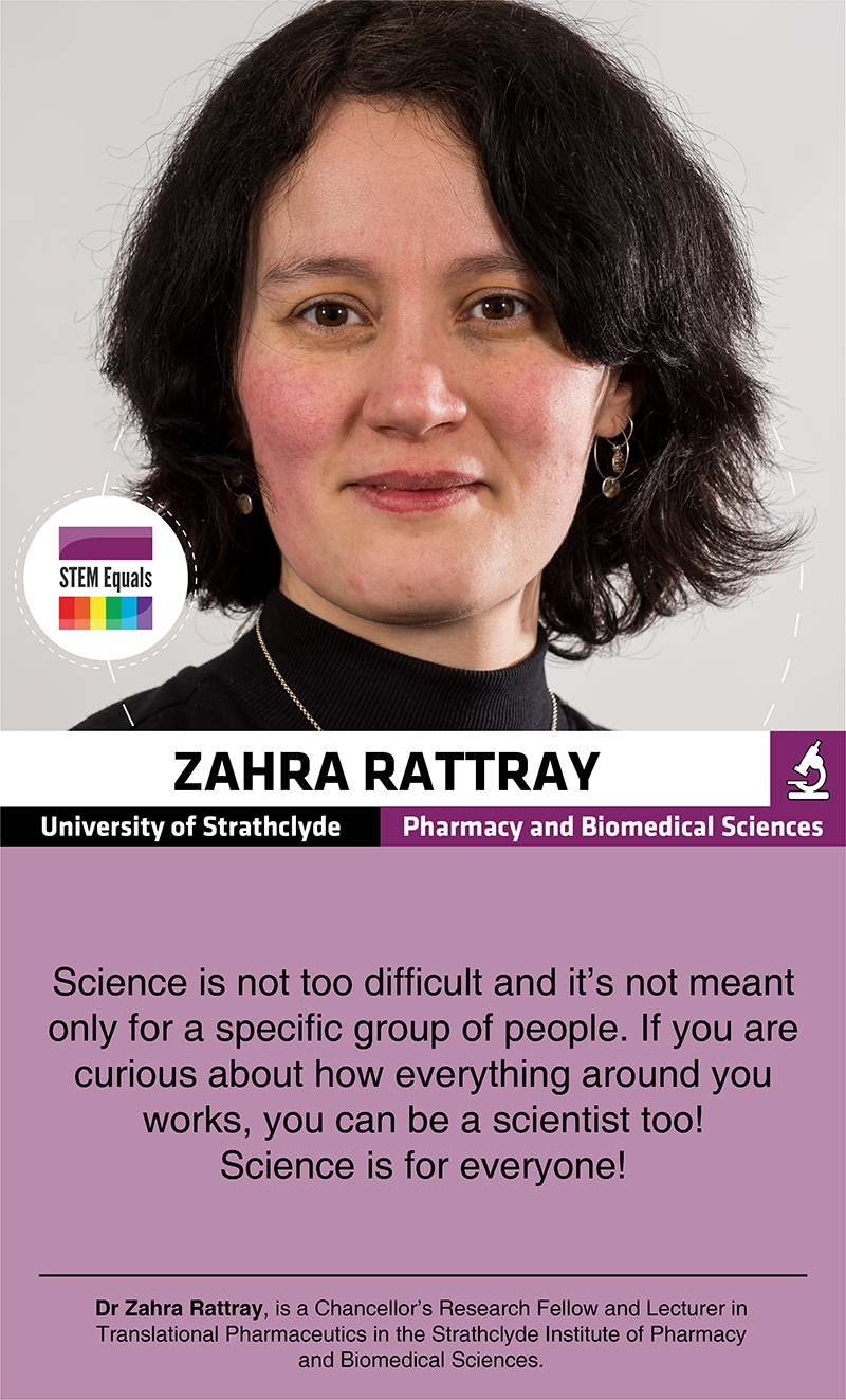 Dr Zahara Rattray - STEM Equals profile